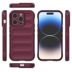 OEM Magic Shield silikonové pouzdro na iPhone 14 PRO 6.1" Burgundy