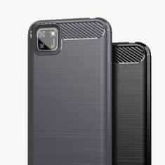 OEM Carbon silikonové pouzdro na Huawei Y5p black