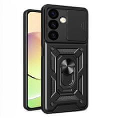 OEM Panceřový obal na Samsung Galaxy A15 4G/5G Black s kroužkem Hybrid Armor Camshield