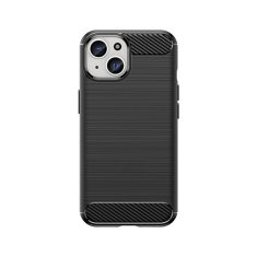 OEM Carbon silikonové pouzdro na iPhone 15 6.1" Black