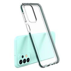 OEM Spring silikonové pouzdro s barevným lemem na Samsung Galaxy A23 5G Light blue