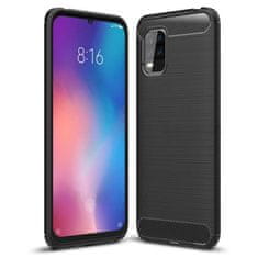 OEM Carbon silikonové pouzdro na Xiaomi Mi 10 Lite black