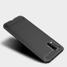 OEM Carbon silikonové pouzdro na Xiaomi Mi 10 Lite black