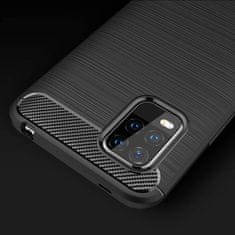 OEM Carbon silikonové pouzdro na Xiaomi Mi 10 Lite black