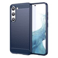 OEM Carbon silikonové pouzdro na Samsung Galaxy S23 5G Blue