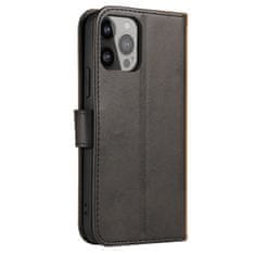 OEM Magnet Case elegantní knížkové pouzdro na iPhone 15 PRO MAX 6.7" Black