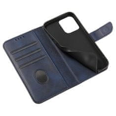 OEM Magnet Case elegantní knížkové pouzdro na iPhone 15 PRO MAX 6.7" Blue