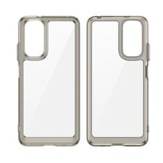 OEM Silikonové pouzdro Space s barevným rámem na Xiaomi Redmi Note 12 5G/POCO X5 5G Transparent