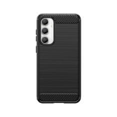 OEM Silikonový obal na Samsung Galaxy S23 FE Carbonový vzhled Black