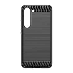 OEM Carbon silikonové pouzdro na Samsung Galaxy S23 PLUS 5G Black