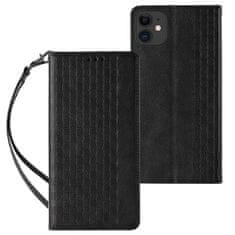 OEM Magnet Case elegantní knížkové pouzdro s poutkem na iPhone 13 Mini 5.4" Black