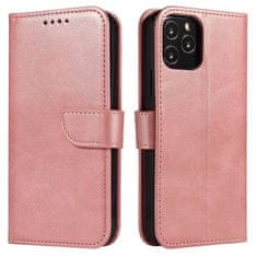 OEM Magnet Case elegantní knížkové pouzdro na iPhone 12 Pro MAX 6.7" pink