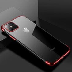 OEM Color Electroplating silikonové pouzdro na iPhone 13 Pro 6.1" red