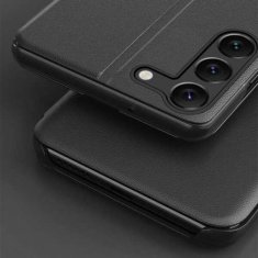 OEM Knížkový obal s imitací kůže na Samsung Galaxy S24 ULTRA Black