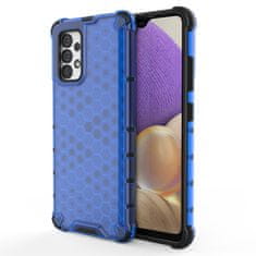 OEM Honeycomb pancéřové pouzdro se silikonovým rámem pro Samsung Galaxy A32 4G blue