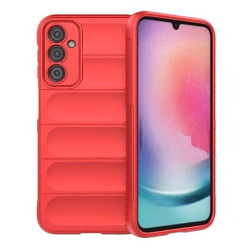 OEM Magic Shield silikonové pouzdro na Samsung Galaxy A24 Red