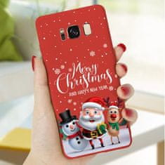 OEM Silkonové Christmas pouzdro na Samsung Galaxy A50 - Veselé Vánoce