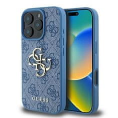 Guess Originální kryt GUESS 4G Big Logo GUHCP16S4GMGBL for Apple iPhone 16 , barva modrá