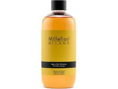 Millefiori Milano Náhradní náplň do aroma difuzéru Natural Dřevo a pomerančové květy 500 ml