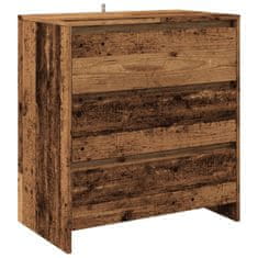 Vidaxl Příborník old wood 70 x 41 x 75 cm kompozitní dřevo