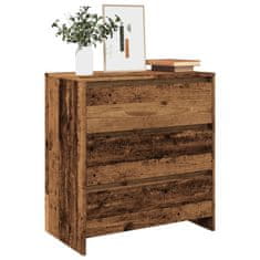 shumee vidaXL Příborník old wood 70 x 41 x 75 cm kompozitní dřevo