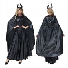 Korbi Kostým čarodějnice pro ženy, Diabolina Maleficent, Halloween, velikost M.