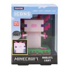 Paladone Lampička - Icons Minecraft Axolotl 10cm