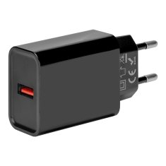 OEM Cestovní nabíječka USB 18W Obal:Me Černá