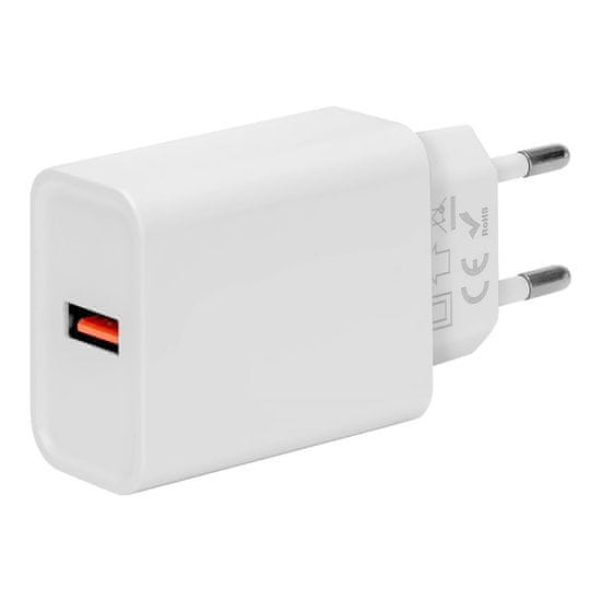 OEM Cestovní nabíječka USB 18W Obal:Me Bílá