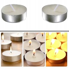 Korbi Sada bezpachových tealight svíček na ohřívače lamp, 10 kusů.