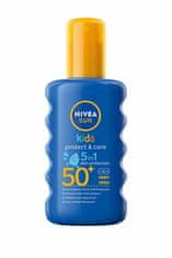 Nivea Dětský barevný sprej na opalování OF 50+ (Moisturising Sun spray) 200 ml