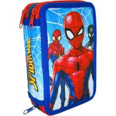 KIDS LICENSING Třípatrový penál s náplní SPIDERMAN, SP30008