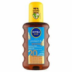 Nivea Olej na opalování ve spreji podporující zhnědnutí SPF 20 Sun (Protect & Bronze Oil) 200 ml