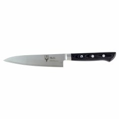 Muela SANDW-12DAM.M kuchyňský nůž 12 cm, damašek, černá, Micarta