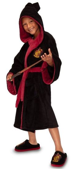 Groovy Župan dětský - Harry Potter Gryffindor - XL