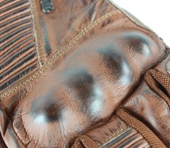 TRILOBITE Café gloves ladies brown vel. M