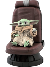 Diamond Diamond Disney Star Wars: The Mandalorian - The Child in Co-Pilot Seat Statue (1/2)