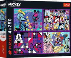 Trefl Puzzle Příhody Mickeyho Mouse a přátel 4x250 dílků