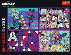 Trefl Puzzle Příhody Mickeyho Mouse a přátel 4x250 dílků