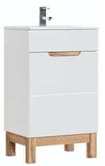 COMAD BALI WHITE 824 -50 CM FSC skříňka pod umyvadlo 50cm, bílá - Comad