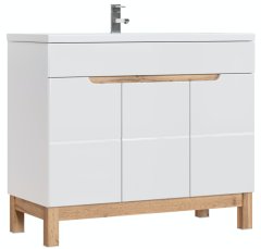 COMAD BALI WHITE 825 -100 CM FSC skříňka pod umyvadlo 100 cm, bílá - Comad