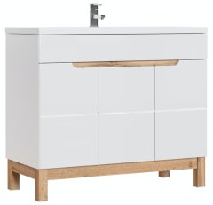 COMAD BALI WHITE 825 -100 CM FSC skříňka pod umyvadlo 100 cm, bílá - Comad