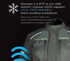 NAZRAN Dámská bunda na moto Montana 2.0 black/black vel. 3XL