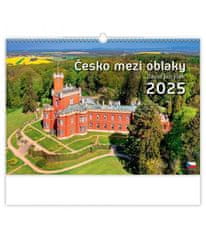 Kalendář nástěnný 2025 - Česko mezi oblaky