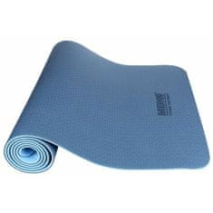 Merco Yoga TPE 6 Double Mat podložka na cvičení modrá-modrá varianta 40618