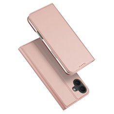 Apple Pouzdro / obal na Apple iPhone 16 růžové - knížkové DUX DUCIS