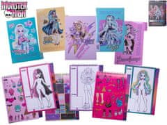 Monster High designérský notes 19x28 cm s nálepkami