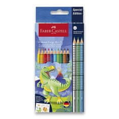 Faber-Castell Pastelky Colour Grip Dinosaurus souprava, 13 ks