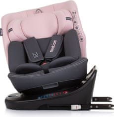 Chipolino Autosedačka Motion i-Size 40-150cm Isofix 360, Flamingo