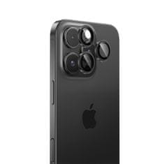 Benks Tvrzené sklo Warrior Lens Protector na fotoaparát pro iPhone 16 Pro-16 Pro Max (čočka 3 kusy) stříbrná